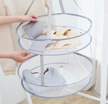 Clothes basket household double-layer sock rack screen artifact student dormitory pillow multifunctional things tools
