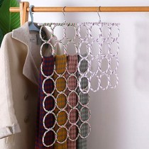 Multifunctional hanging Tie Rack household storage artifact scarf scarf rack belt silk stockings hanger belt bow tie