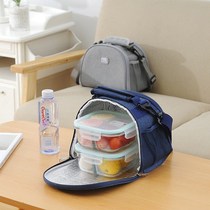 New frosted shoulder cross body insulation bag picnic lunch box cold student lunch bag ice bag