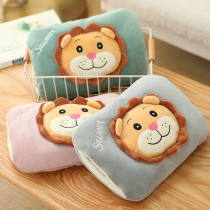 Charging hot water bag Warm hand treasure electric warm baby disassembly and washing hot compress explosion-proof plush cute warm water bag warm belly hands and feet