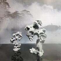 Dry landscape ornaments sandstone Taihu stone decoration table room entrance mountain stone ornaments desktop micro landscape setting