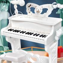 Childrens piano toy multifunction electronic violin with microphone beginner girl baby 61 birthday present