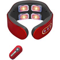 4 Head and neck vertebral massager Shoulder and neck household electric intelligent massager Heating voice multi-function neck protector