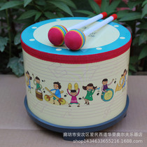 Small drum toys childrens percussion instrument toys kindergarten early education teaching aids beating drums Korean floor drums