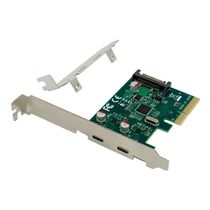 PCI-E X4 ASM1142 Built-in dual-port TYPE C USB 3 1 expansion card Ultra-high-speed 10G transmission