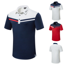 Summer new golf short-sleeved golf jersey mens outdoor sports quick-drying perspiration breathable polo shirt