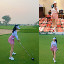 NETLS Golf Women outdoor pleated skirt White Black Joker fashion temperament Skirt Sports ball skirt