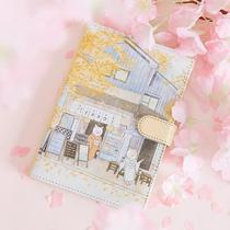 This Lady magnetic buckle notebook notebook subnet Red Hand account book thick simple art retro Japanese girl girl cute super cute creative exquisite hipster ins Wind