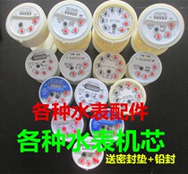 Water meter accessories Daquan household outdoor tap water rental housing civil movement full pointer rotor plastic wisdom