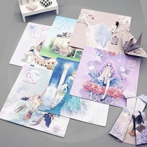 Star color paper twelve constellation double-sided two-color printing Thousand Paper Crane handmade origami material full set of diy card