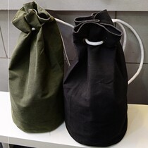 Shoulder bag men drawstring pocket canvas bucket backpack gym bag women basketball bag leisure training bag football bag