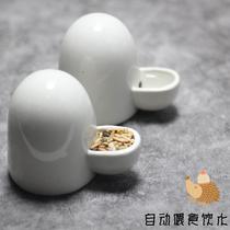 Ceramic small pet automatic drinker hamster silent drinker feeding water feeder African mini hedgehog kettle