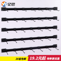 Black upper wall small jewelry store mobile phone accessories display rack adhesive hook commodity socks rack display cabinet wall-mounted