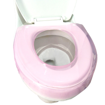 Plastic toilet cushion sitting washer universal toilet ring closed House waterproof toilet cover summer household toilet cover sheath