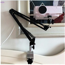 Telescopic Wall tray moving with steering shelf spring arm projector lifting bracket non-perforated camera bedside