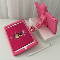 Cute 2021 new iPad10 2 inch protective sleeve 9 7 inch silicone air3 flat computer 4 anti-fall 6 shell mini5apid jacket Applicable to apple 9 cartoon full package