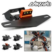 KTM DUKE 125 200 250 390 motorcycle modified with light license plate frame rear short tail plate frame accessories