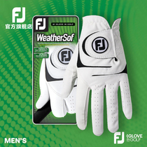 FootJoy Golf Gloves Men WeatherSof Right Hand FJ Wear-resistant Non-slip Gloves Single