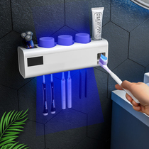 Electric toothbrush sterilizer UV-intelligent germicidal wall-mounted toothpaste-free toothpaste-free dental cup shelving