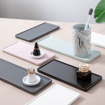 Day-style plate swing tray Ceramic Rectangular Dish Toiletries tray Bathroom Toilet Containing Pan Cake Pan Sushi Pan