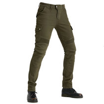 LOONG BIKER motorcycle jeans men keflado bag locomotive riding pants anti-tear