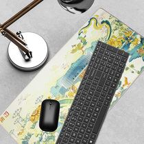 Guochao Mega Mouse Pad Keyboard Pad Office Advanced Senses Computer Keyboard Thickened Gaming Electric Arena custom-made