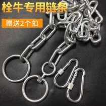Dog chain large dog galvanized chain bolt cattle raising cow chain thick leash rope walking dog chain iron 6mm8mm 8mm