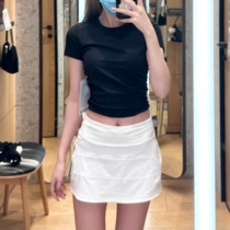Pace rival yoga skirt tennis mid-waist sports shorts anti-light quick-drying badminton fitness running