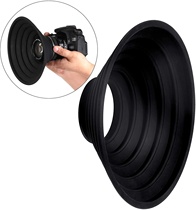 Lens Hood protective cover universal Black camera simple lens cover reflective light blocking durable protective cover against light