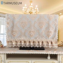 European LCD TV cover cloth 55 inch dust cover 65 inch household wall-mounted fabric curved cover towel
