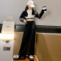 T Table Dressing Girl Tide Clothes Dew Upper Children Street Short Suite Suite Jazz Dance Costume