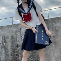 JK uniform Japanese cute college Feng Shui hand suit genuine basic summer suit full set of trainee short-sleeved school uniform female