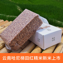 Red rice Yunnan Honghe Hani Terrace selenium rice farm new rice cooking fragrant and splenda fertile fat japonica