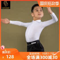 dancebaby Latin modern dance clothes jacket new boys match shirt dancing clothes DAS267