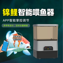 Smart wifi mobile phone remote control automatic fish feeder outdoor fish pond timing quantitative large-capacity feeder