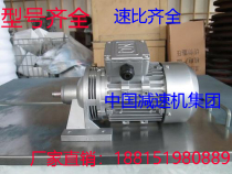 WB series miniature cycloidal pinwheel reducer WB85 type with 120W 180W 250W 370W three-phase motor