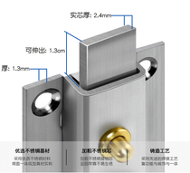 Stainless steel automatic spring latch thickening lock toilet door buckle door bolt anti-theft wooden door latch door