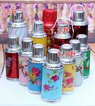 Jingjiang brand vintage thermos bottle thermos bottle thermos vintage nostalgic ornaments Kettle Teapot milk tea ice powder theme