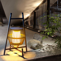 New Chinese hand lamp Courtyard Lamp Villa Wall column lamp Garden View lamp Grass Terrace Lamp Waterproof Landscaped Lawn light