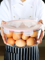 Lunch box large capacity large large extra-large glass fresh-keeping rectangular round stove bento box sealed bowl heat-resistant