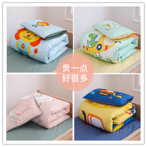 Kindergarten quilt three-piece set with core cotton into the garden nap bedding Childrens bedding six-piece can be customized