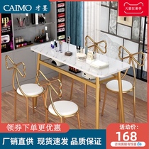 Nail table and chair set Special price Economy nail shop Single double small net red nail table Modern and simple
