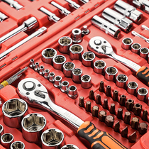 Delixi ratchet wrench tool set Repair car repair auto repair box Universal quick sleeve sleeve combination