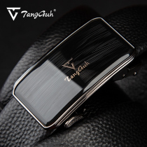 British TangGuh If song belt men genuine leather luxury goods upscale head cow leather TG Western pants belt male style