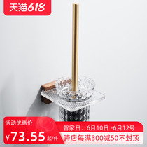 Toilet Brush No Dead Angle Wash Toilet Brush Wall-mounted Long Handle Silicone Brush Hanging Wall Style Toilet Cleaning Free of punch