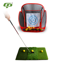 GP golf cutter practice net indoor office home portable folding swing net golf recliner net