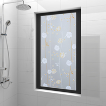 Toilet toilet window frosted glass sticker transparent opaque bathroom anti-peeping and anti-light window pattern paper film