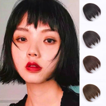 Japanese two-dimensional dog gnawing bangs invisible and incognito natural both sides of the face and eyebrows fake bangs simulation wig film female