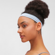 Seamless solid color yoga hair band elastic sweat belt outdoor running fitness sports headband