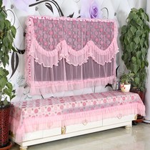 Lace LCD TV dustproof cloth cover 42 sets 55 inches 50 European-style home boot does not take 32 hanging type